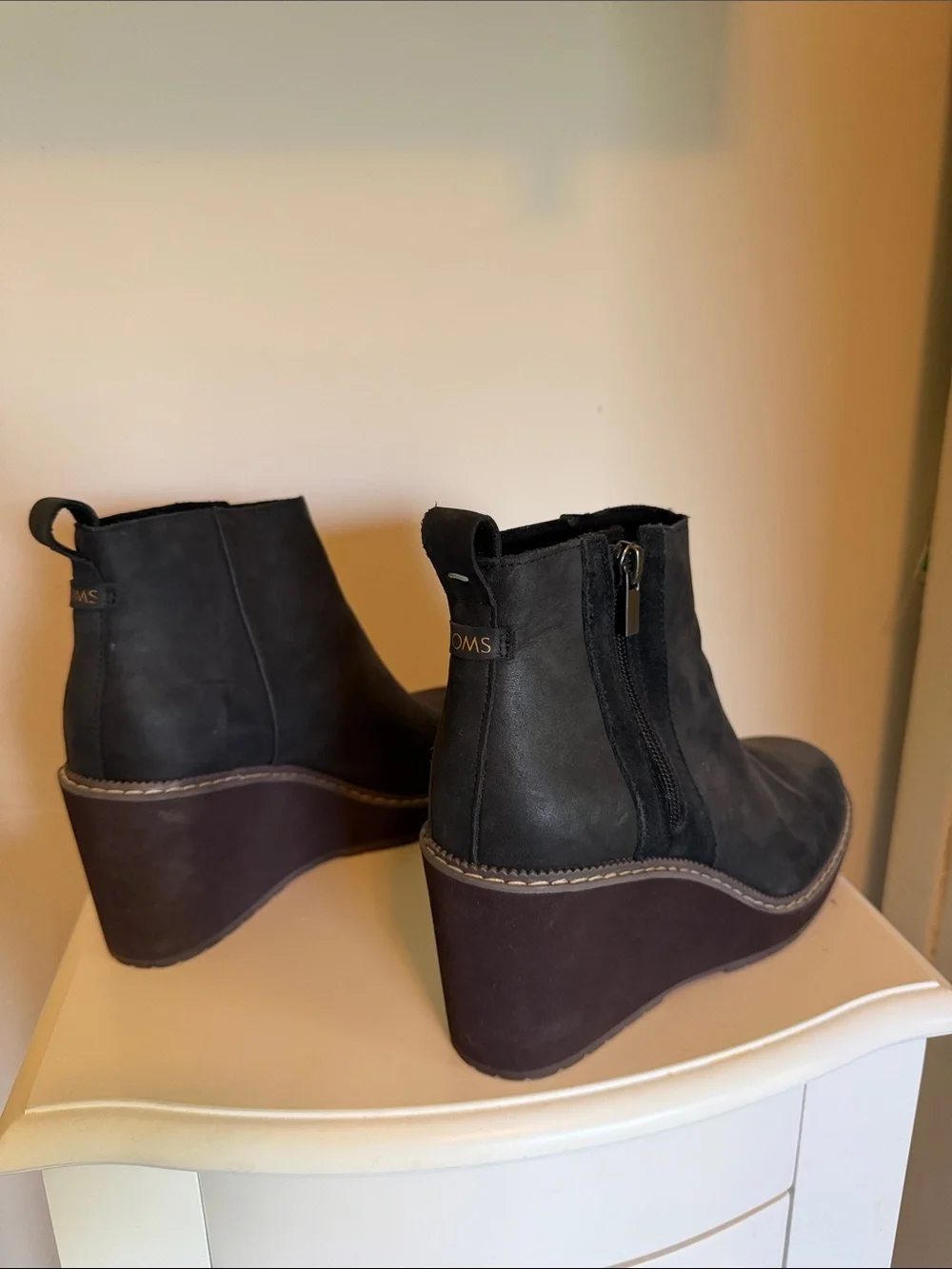 Toms wedge ankle